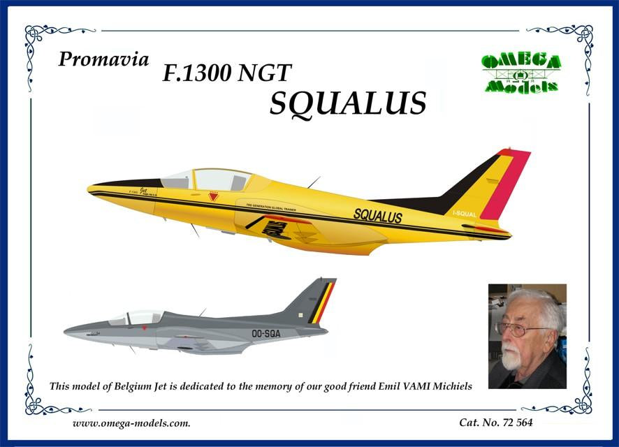 Promavia F.1300 NGT Squalus - 1:72 - Omega Models - 72564