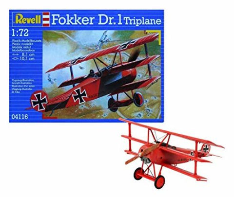 Fokker Dr. 1 triplane - 1:72 - Revell - 04116 - @