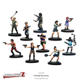 Female Survivors - 28mm - Warlord games - Project Z - 752010002