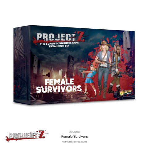 Female Survivors - 28mm - Warlord games - Project Z - 752010002