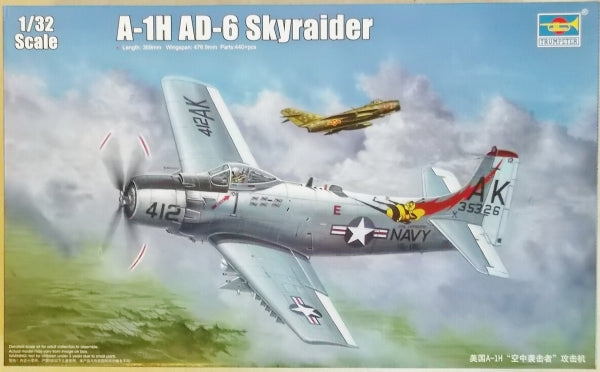 A-1H AD-6 Skyraider - 1:32 - Trumpeter - 02253