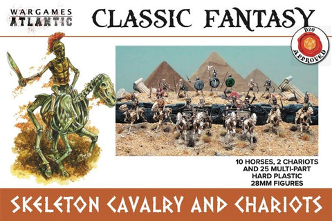 SKELETON & CHARIOTS - 28mm - Wargames Atlantic - WAACF007