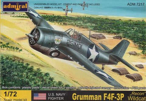Grumman F4F-3P Wildcat - 1:72 - Admiral - ADM7217