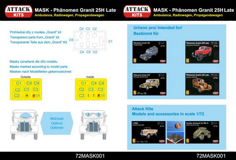 Phanomen Granit 25H - 1:72 - Attack Kits - AT-72MA001