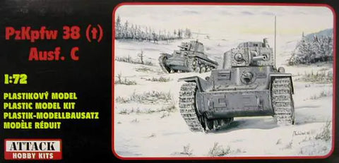 PzKpfw 38 (t) Ausf. C - 1:72 - Attack Hobby Kits - 72804