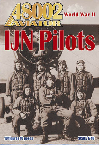 Imperial Japanese Navy Aviation pilot figures - 1:48 - Aviator - AVI002