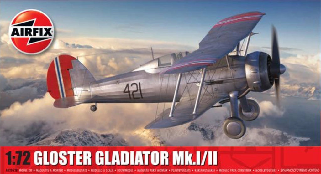 Gloster Gladiator Mk.I/Mk.II - 1:72 - Airfix - 02052B