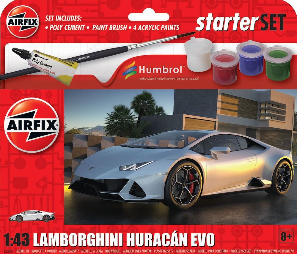Lamborghini Huracan Evo Starter Set - Airfix - AX55007 - 1:43
