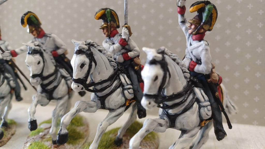Austrian Cavalry Conversion NAPOLEONIC WARS - 1:32 A call to arms 3226 painted - CP@