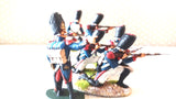 French Grenadiers Imperial Guard 54mm Airfix Set 1 panted - CP@