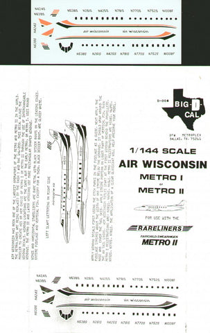Metro I/Metro II Air Wisconsin - 1:144 - BDCD006