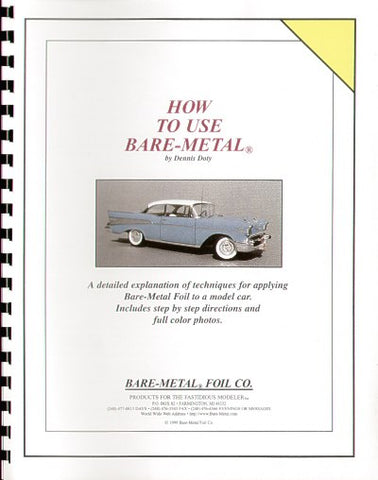 Booklet on how to use BARE METAL FOIL on model cars - Bare-Metal - BMBOOK1