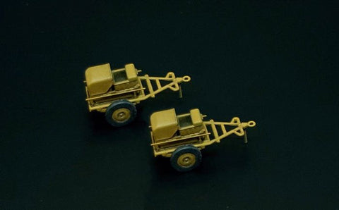 Anlasswagen - Luftwaffe Aircraft Starter Cart (2pcs) - 1:144 - Brengun BRS144069