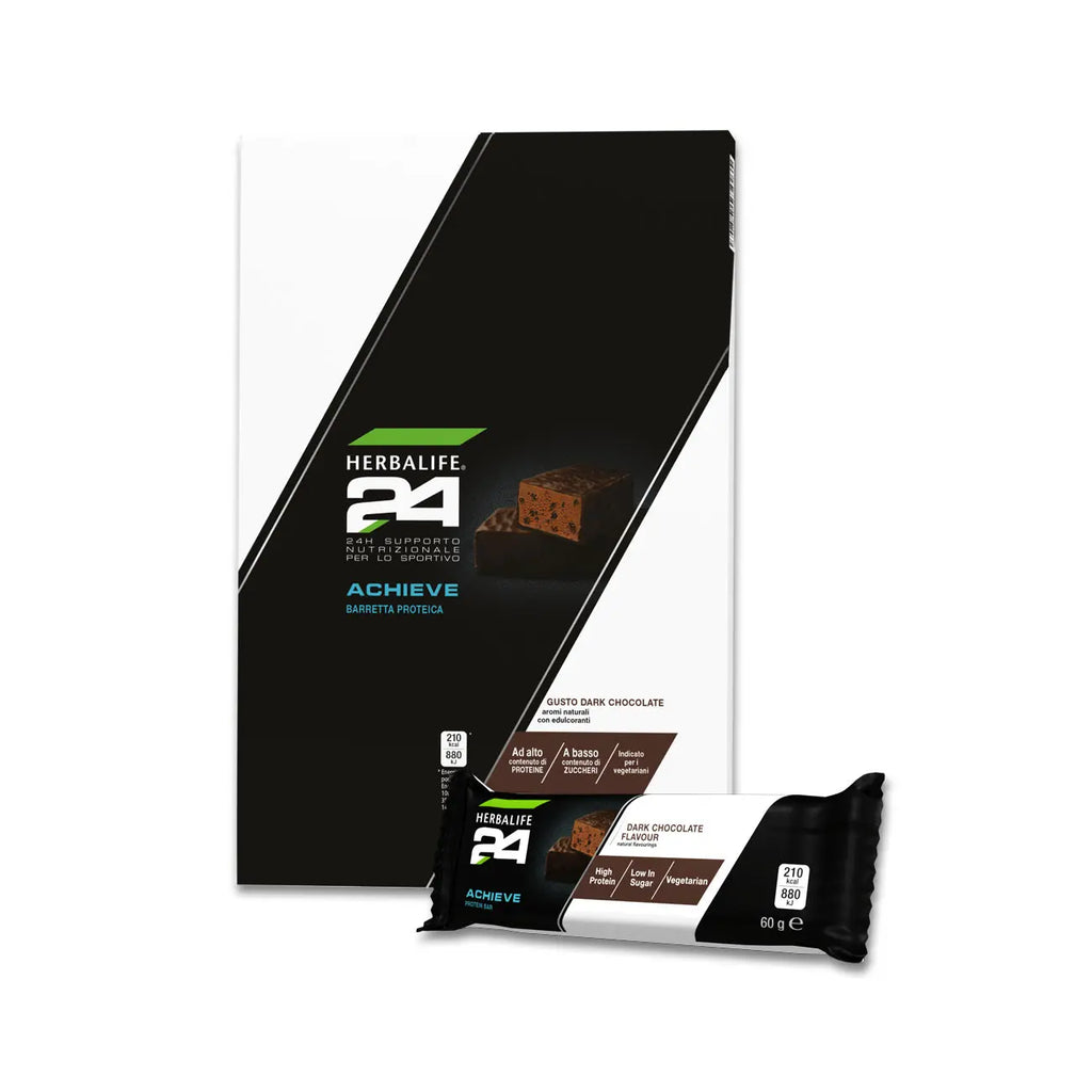 Herbalife - Barrette Proteiche H24 Achieve Dark Chocolate