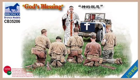 "God's Blessing" U.S. infantry (WWII) - 1:35 - Bronco - CB35206