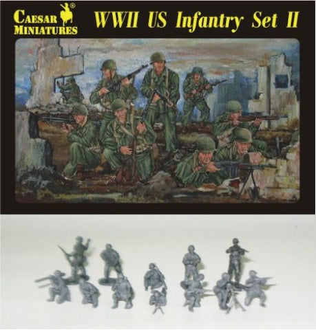 U.S. Infantry (WWII) WWII Set II - CMH071 - Caesar Miniatures - 1:72 - @