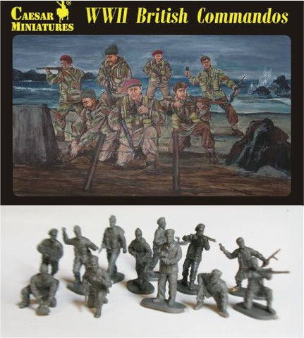 British Commandos (WWII) - 1:72 - Caesar Miniatures - 073