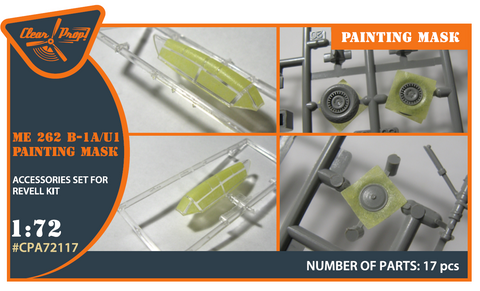 Messerschmitt Me-262B-1A/U1 - 1:72 - Clear Prop Models - CPA72117 - @