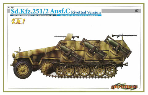 Sd.Kfz. 251/2 Ausf. C Rivetted Version Granatwerfer - 1:35 - Cyber Hobby - 6326