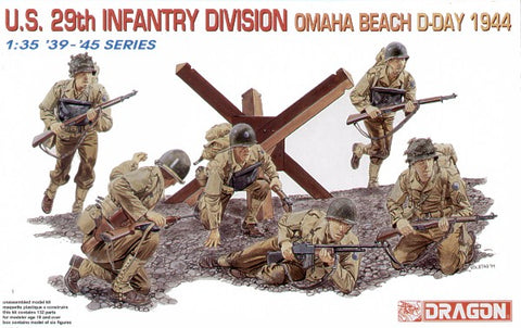 U.S. 29th Infantry Division Omaha Beach 1944 - Dragon - DN6211 - 1:35