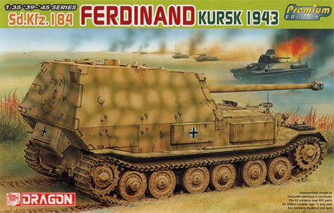 Sd.Kfz.184 'Ferdinand' Tiger Kursk 1943 - 1:35 - Dragon - 6495 - CP@