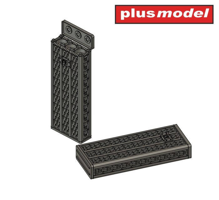 Wicker boxes for 88 mm ammunition - 1:35 - Plus Model - DP3072