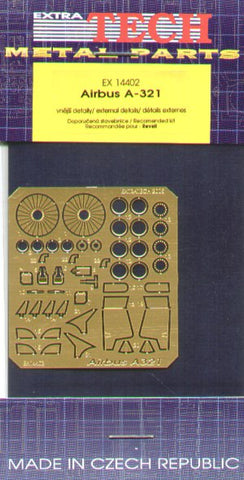 Airbus A321 (designed to be used with Revell kits) - 1:144 - Extra Tech - EX14402