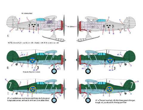 Gloster Gladiator Mk.I/J8 - 1:32 - Flying Colors Aero - FCA32101