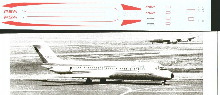 Douglas DC-9-30 PSA Old Scheme - 1:200 - Flightpath USA - FPA20061