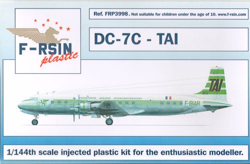 Douglas DC-7C Decals T.A.I. - 1:144 - F-rsin Plastic - FRP3998