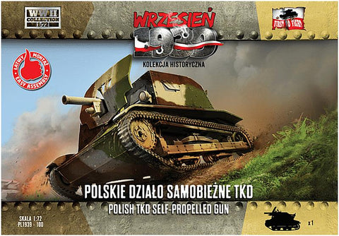 Polish TKD self-propelled gun - First To Fight Kits - FTF100 - 1:72