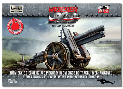 German heavy infantry gun 15 cm sIG33 - First To Fight Kits - FTF102 - 1:72
