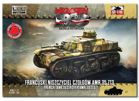 French tank destroyer AMR35 ZT3 - First To Fight Kits - FTF103 - 1:72