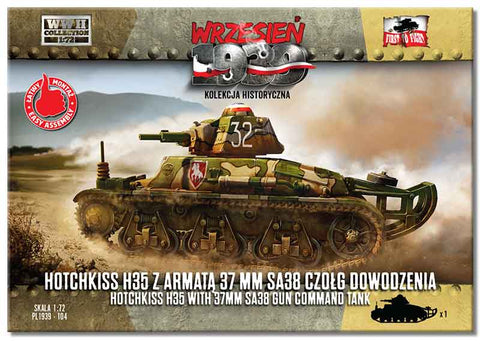 Hotchkiss H35 with a 37 mm SA38 - First To Fight - FTF104 - 1:72