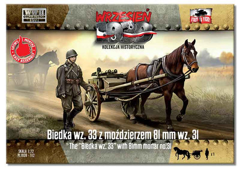 The "Biedka" wz. 33 with 81 mm mortar wz. 31 - 1:72 - First To Fight - 112