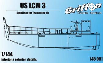 LCM-3 Landing Craft USN interior - 1:144 - Griffon - GRF14501