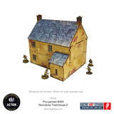 Pre-Painted WW2 Normandy Townhouse 2 - 28mm - Micro Art Studio - H00126