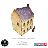 Pre-Painted WW2 Normandy Townhouse 3 - 28mm - Micro Art Studio - H00127