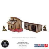 Pre-Painted WW2 Normandy Small Sheds WD.cote - 28mm - Micro Art Studio - H00129