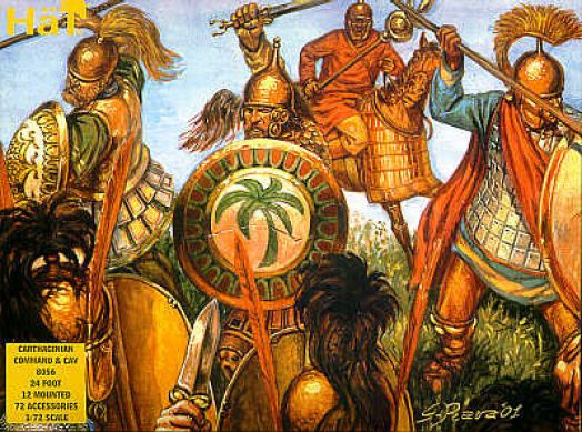 Carthaginian command & cav. - 1:72 - Hat - 8056 - @