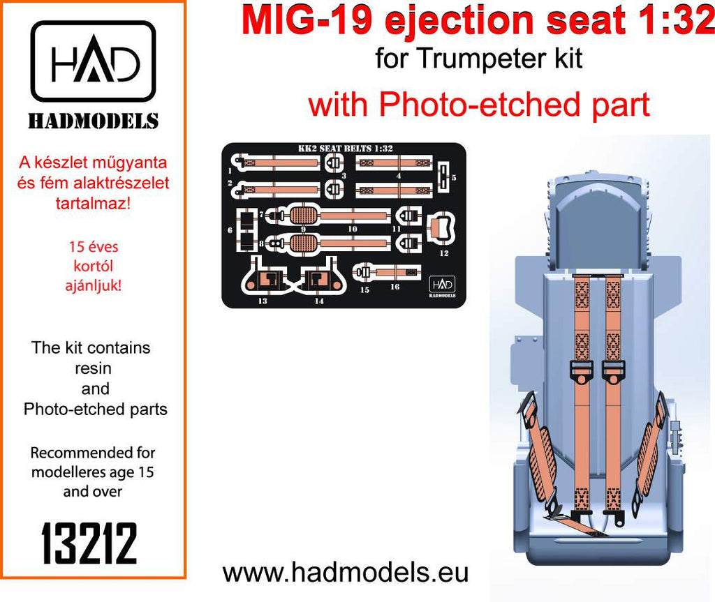 Mikoyan MiG-19 Ejection seat - 1:32 - HAD Models - HUN132012