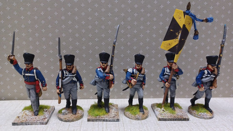 Prussian infantry marching set2_painted - Hat - 9317