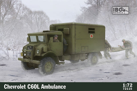 Chevrolet C60L Ambulance - IBG - IBG72115 - 1:72