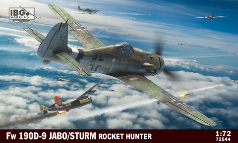 Focke-Wulf Fw-190D-9 JABO/STURM rocket hunter - IBG - IBG72544 - 1:72