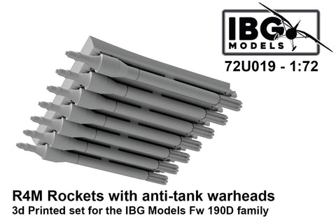 Focke-Wulf Fw-190D - R4M Rockets with anti-tank warheads - IBG - IBG72U019 - 1:72