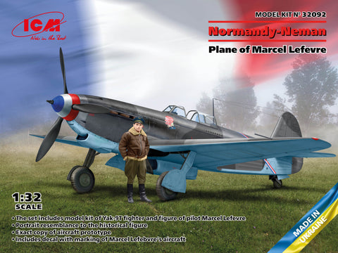 Normandy-Neman. Plane of Marcel Lefevre - ICM - ICM32092 - 1:32