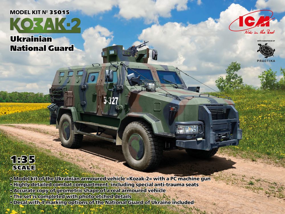 Kozak-2 Ukrainian National Guard - 1:35 - ICM - 35015