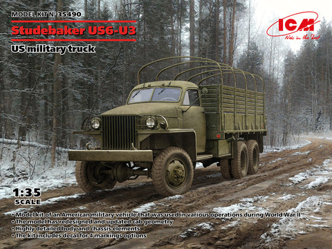 Studebaker US6-U3 US military truck - 1:35 - ICM - 35490
