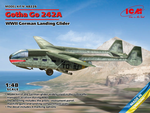 Gotha Go-242A WWII German Landing Glider - ICM - ICM48226 - 1:48