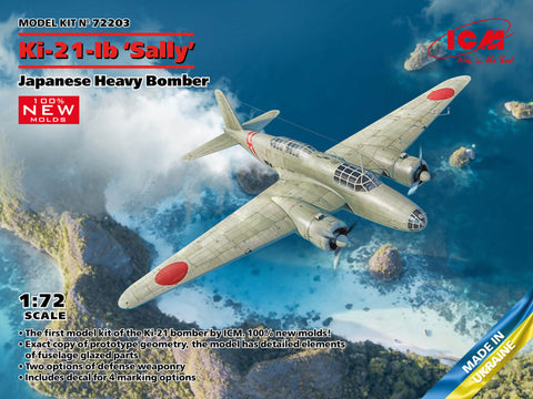 Ki-21-Ib 'Sally' Japanese Heavy Bomber - ICM - 72203 - 1:72 - Mitsubishi